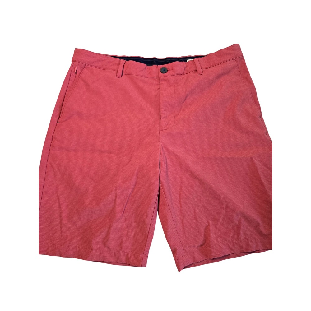 Tommy Bahama Chip Shot Mens 36 Shorts Coral Pink Stretch Performance Golf Travel